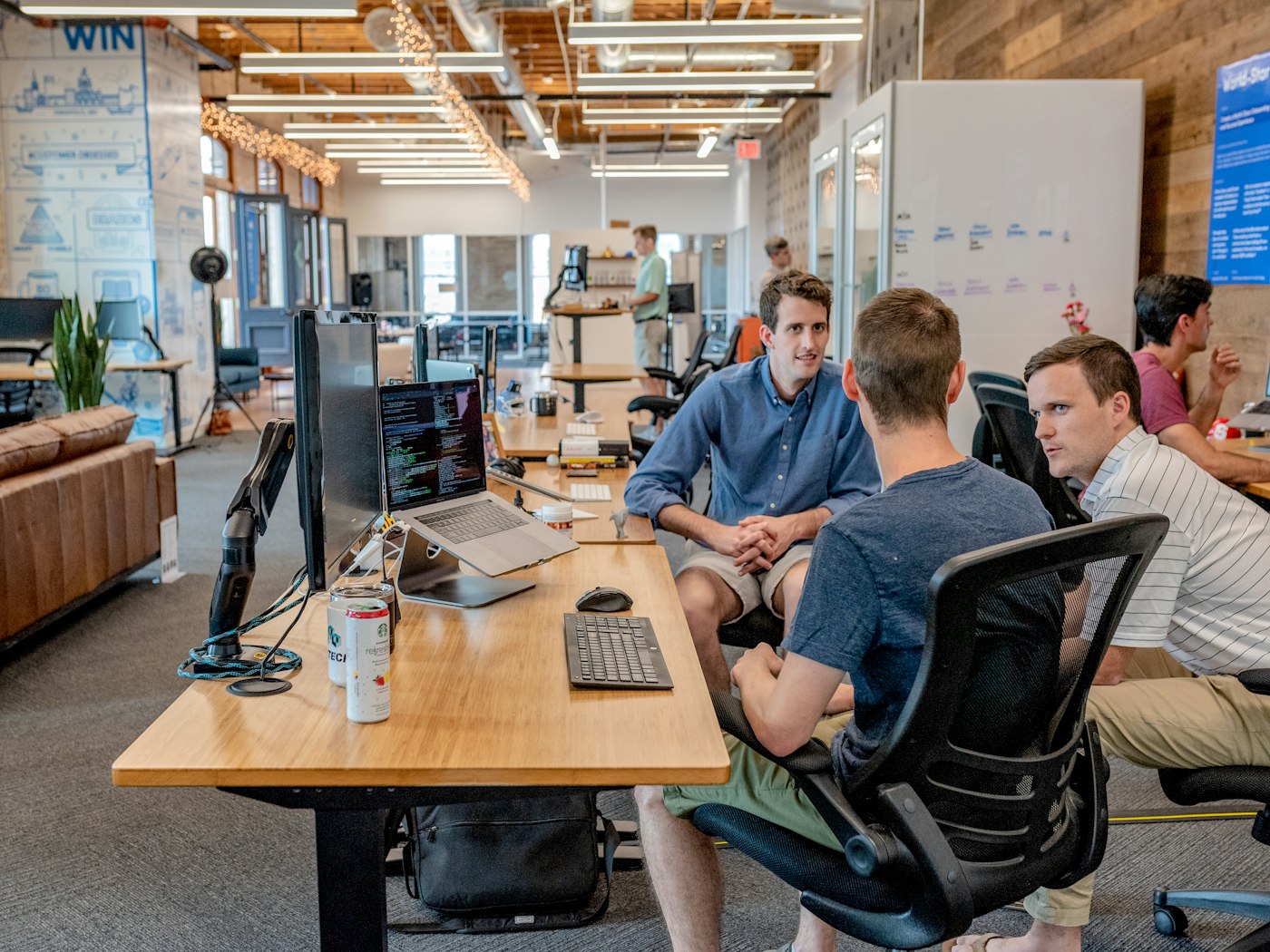 DVELOP Finance professional office environment